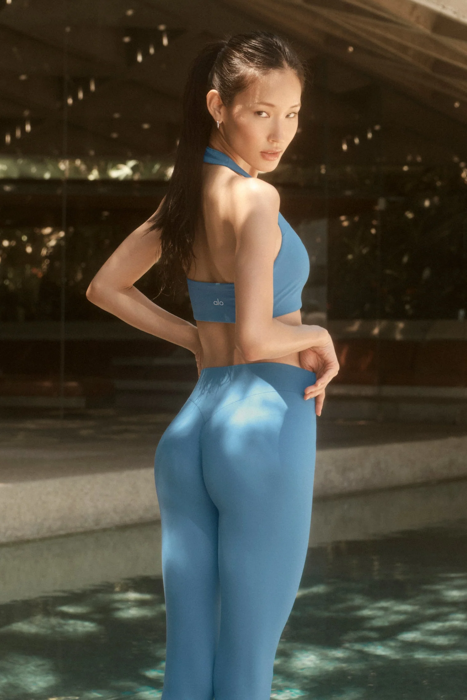 ALO Softsculpt 7/8 Define Legging in California Blue