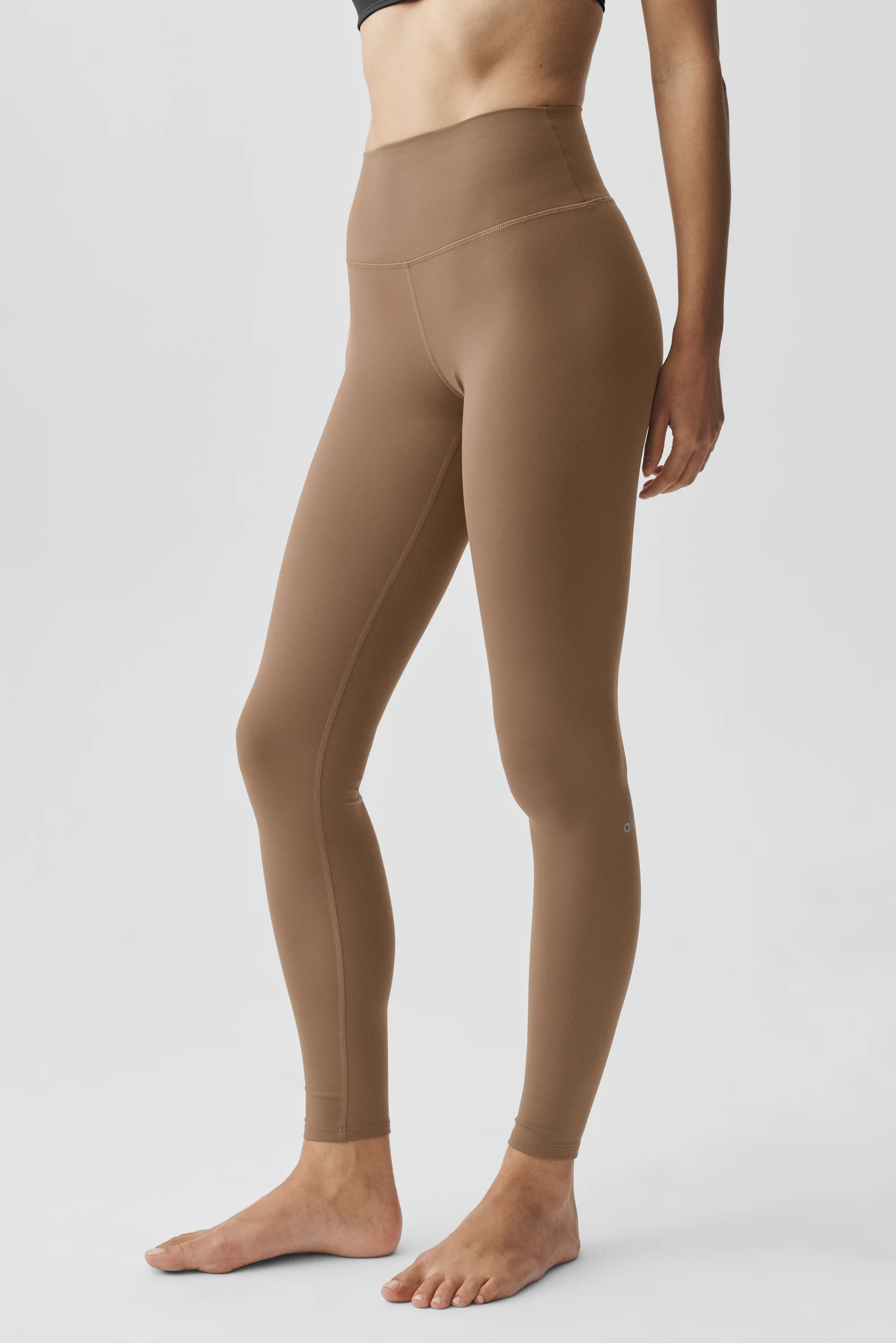 Legging ALO Softsculpt de Cintura Alta em Marrom Java