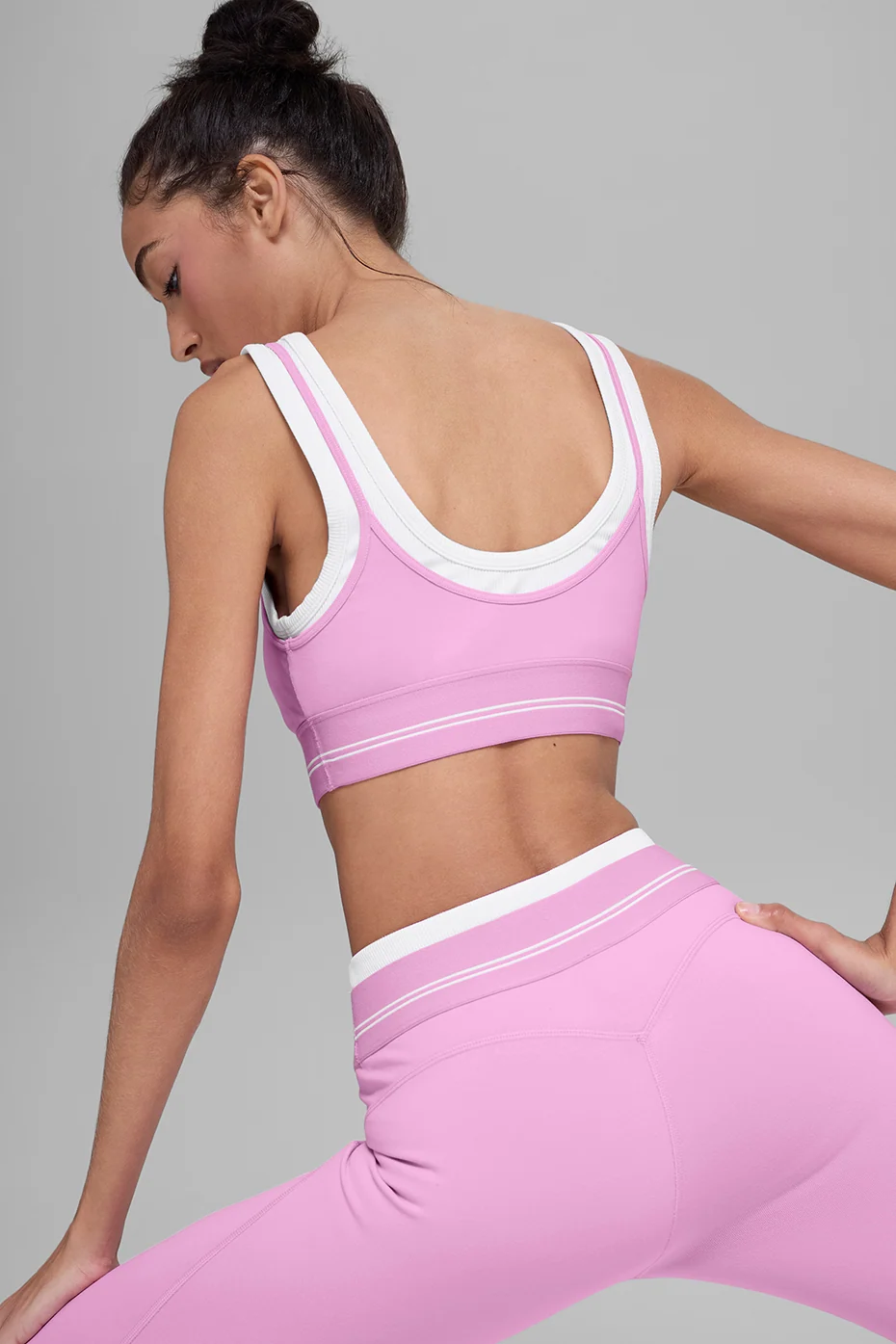 Airbrush Better Together Bra in Candy Heart Pink and White