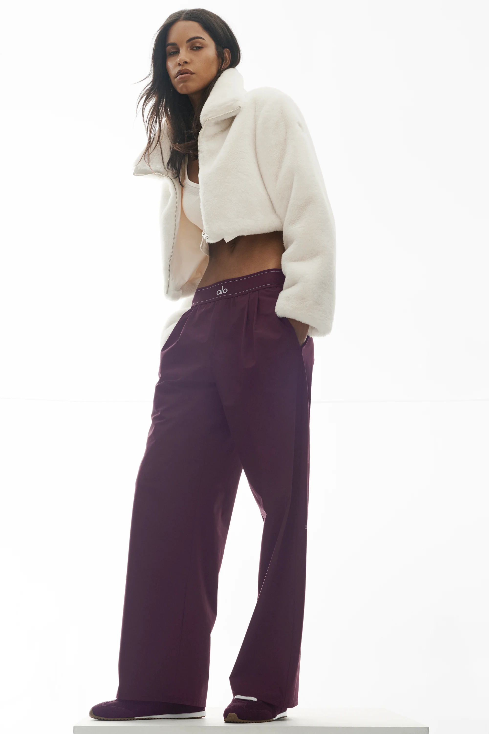 Suit Up Trouser Regular Fit in Rich Bordeaux