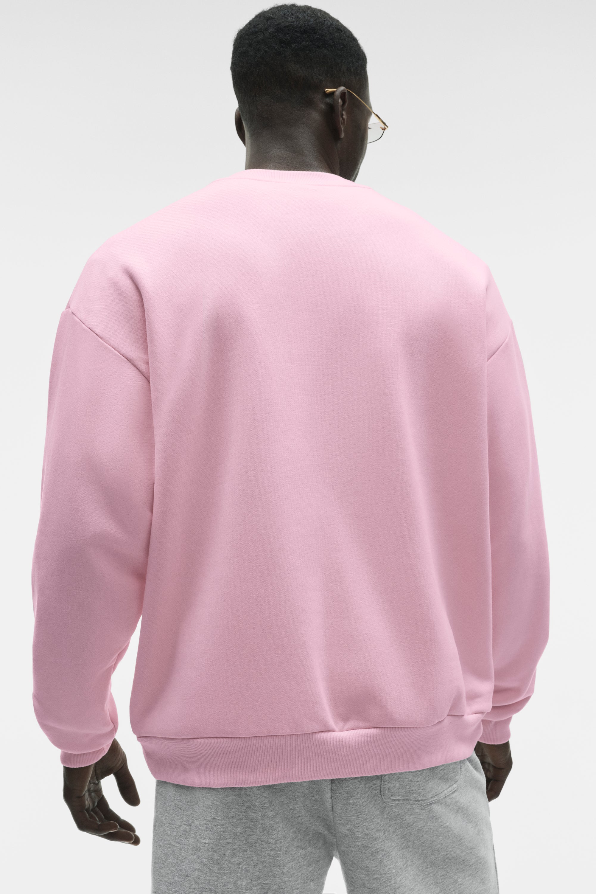 Pull col rond Accolade Pink Marshmallow pour homme