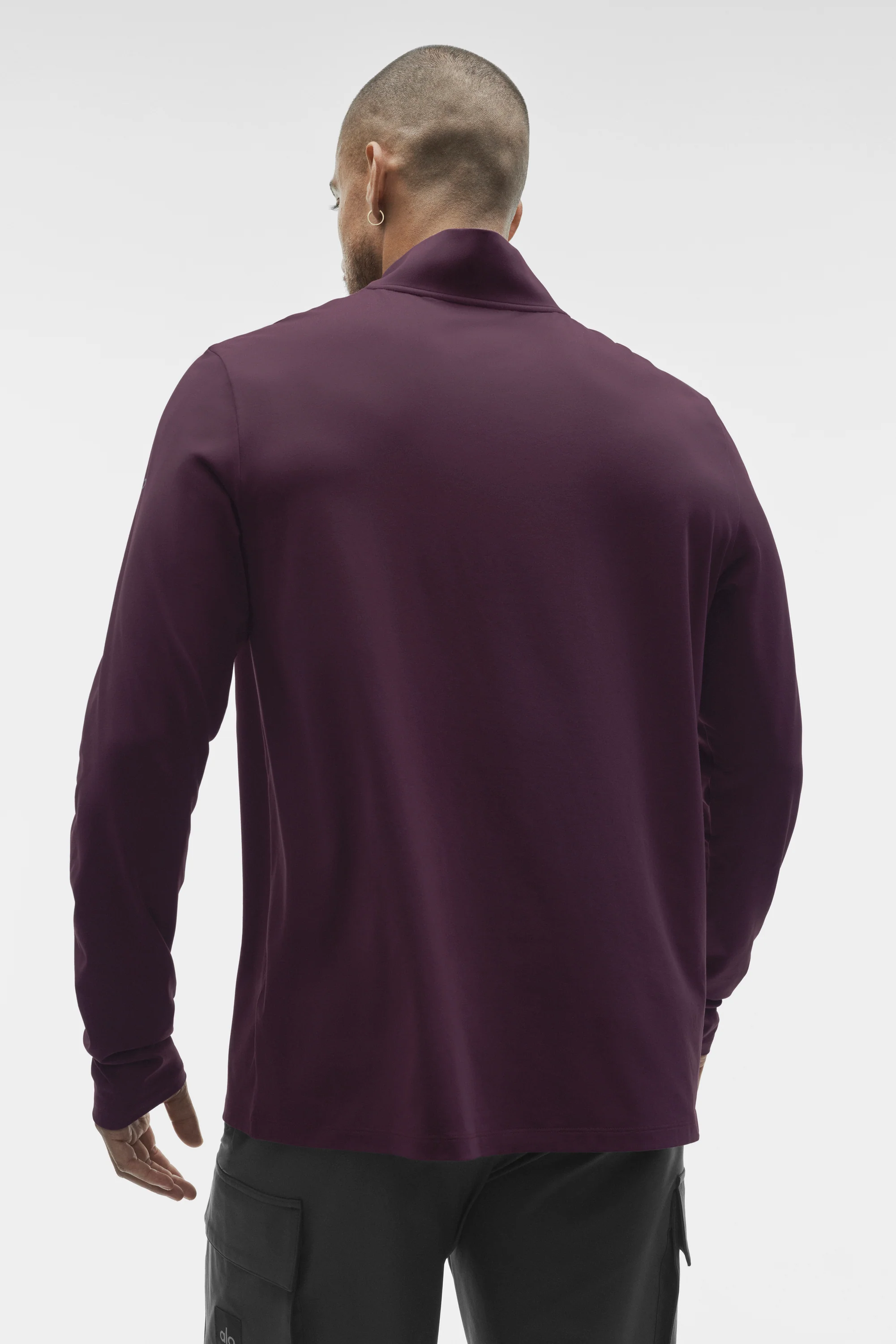 Conquer 1/4 Zip Reform Long Sleeve - Rich Bordeaux
