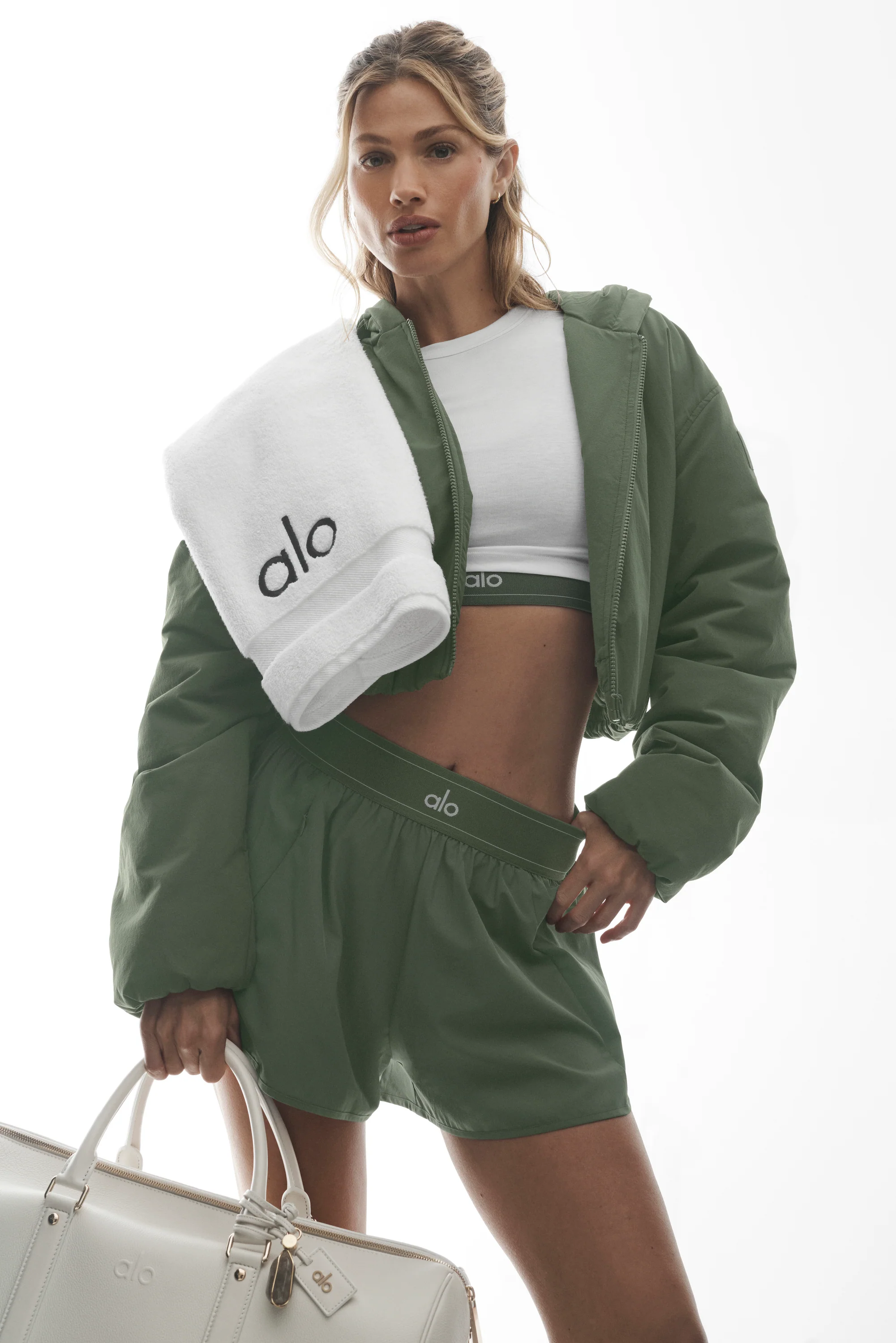 Pantaloncini da tennis performance in bambù verde Match Point per donna