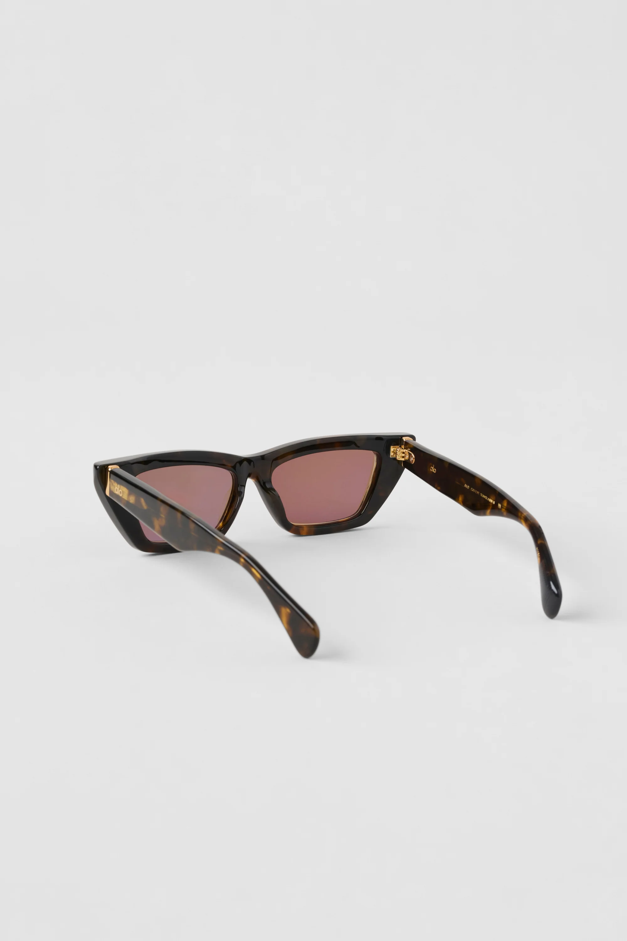 ALO Cat Eye Sunglasses in Tortoise Acetate with Brown Lenses