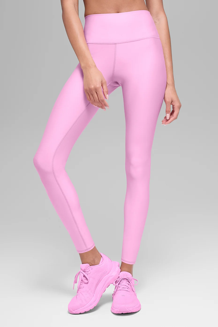 7/8 High-Waist Airlift Legging in Candy Heart Pink for Ankle-Length Coverage