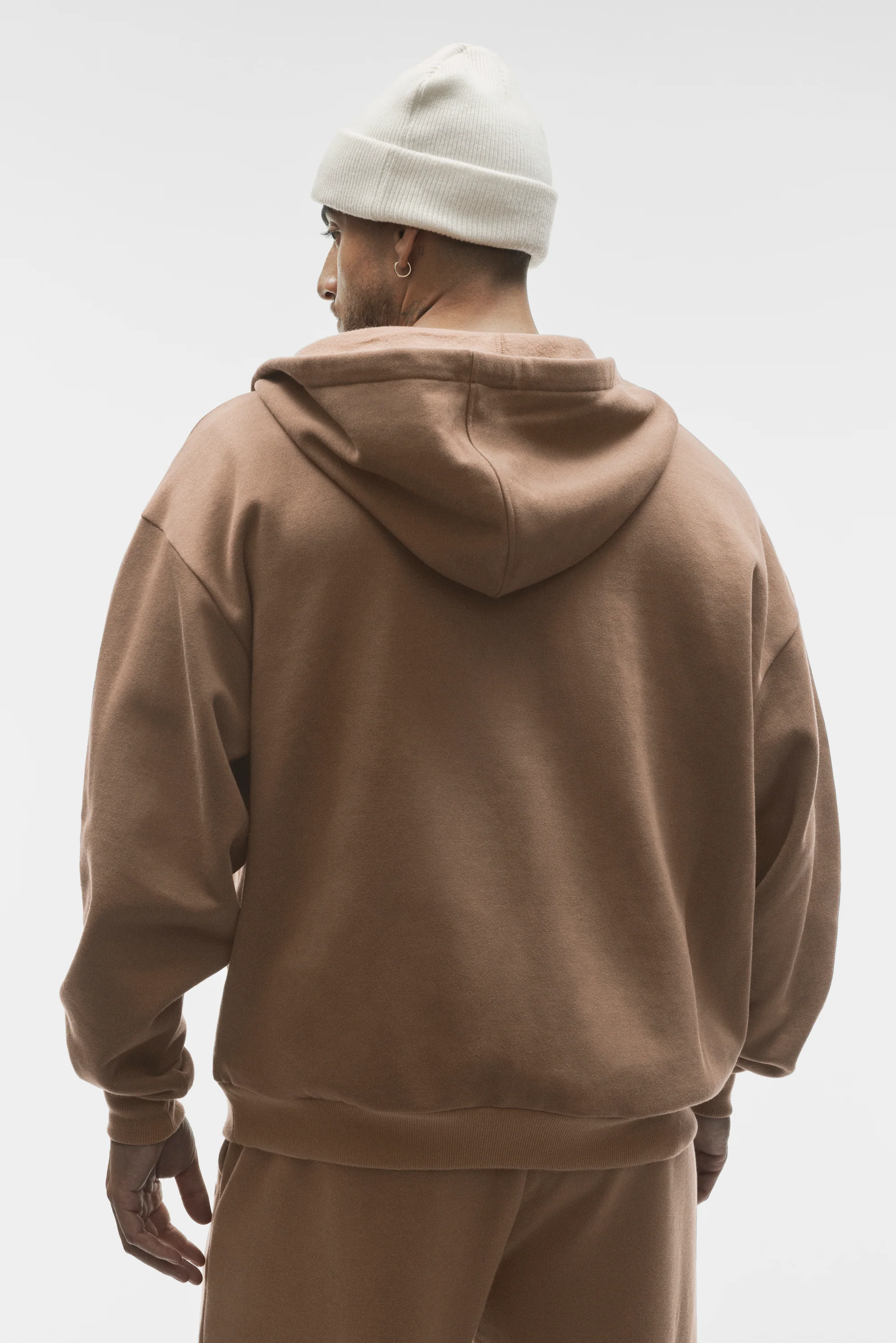 Accolade Full Zip Hoodie i Java Brown