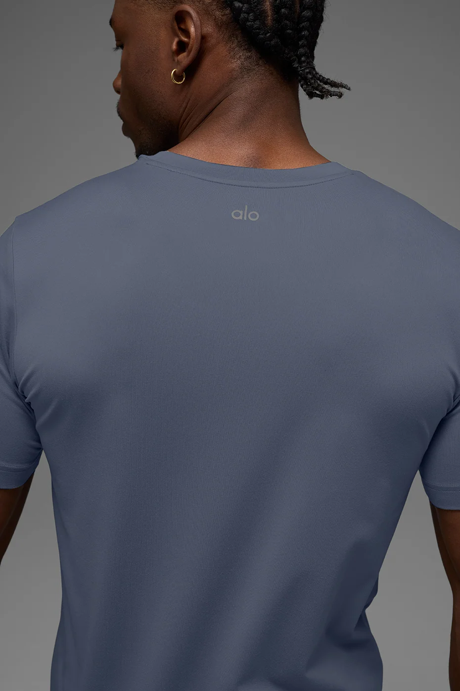 Conquer Reform Crewneck Short Sleeve Tee in Bluestone