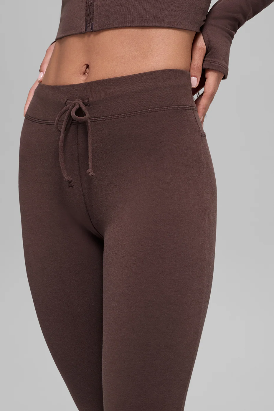 Sway Bootcut Sweatpant in Brownstone with Cotton Modal Fabric