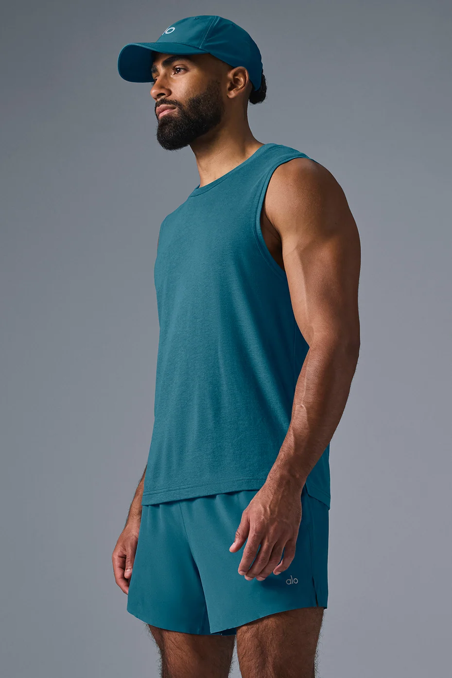 The Triumph Muscle Tank in Oceanic Teal for Men
