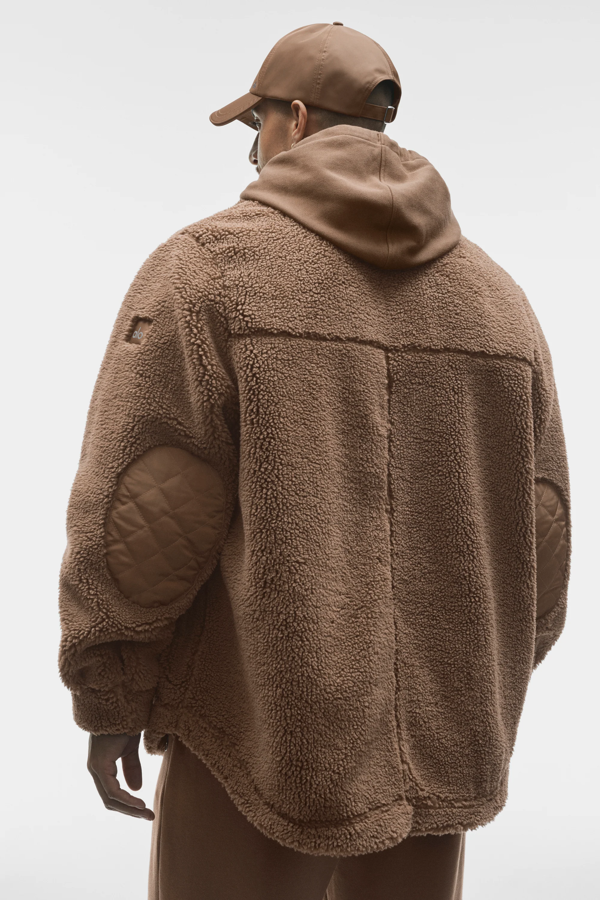Sherpa Edge Shacket in Java Brown for Men