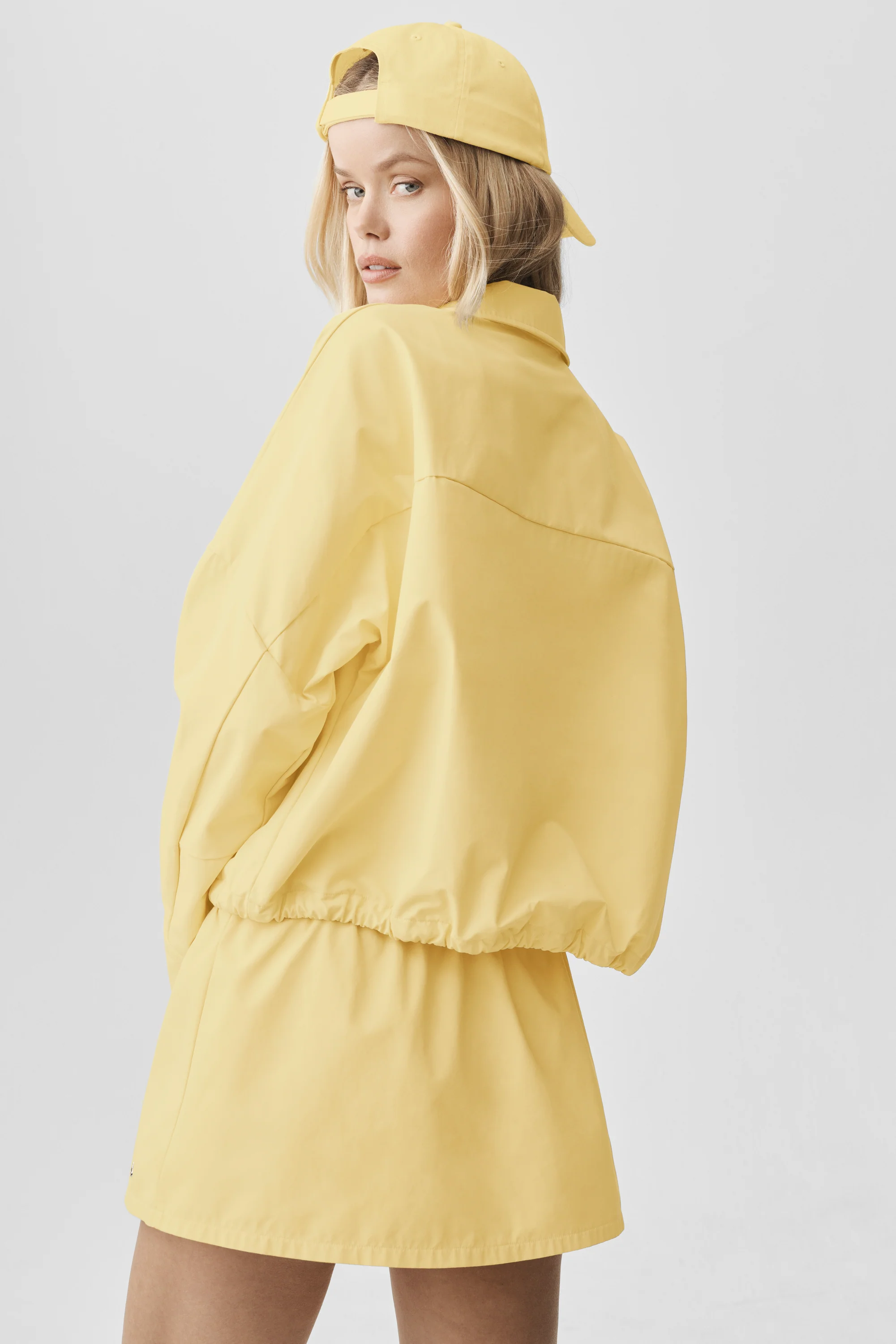 Best Bet Full Zip Jacket in Warm Butter, Relaxed Lightweight Layer