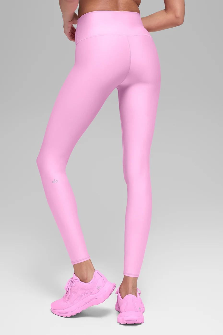 7/8 High-Waist Airlift Legging in Candy Heart Pink for Ankle-Length Coverage