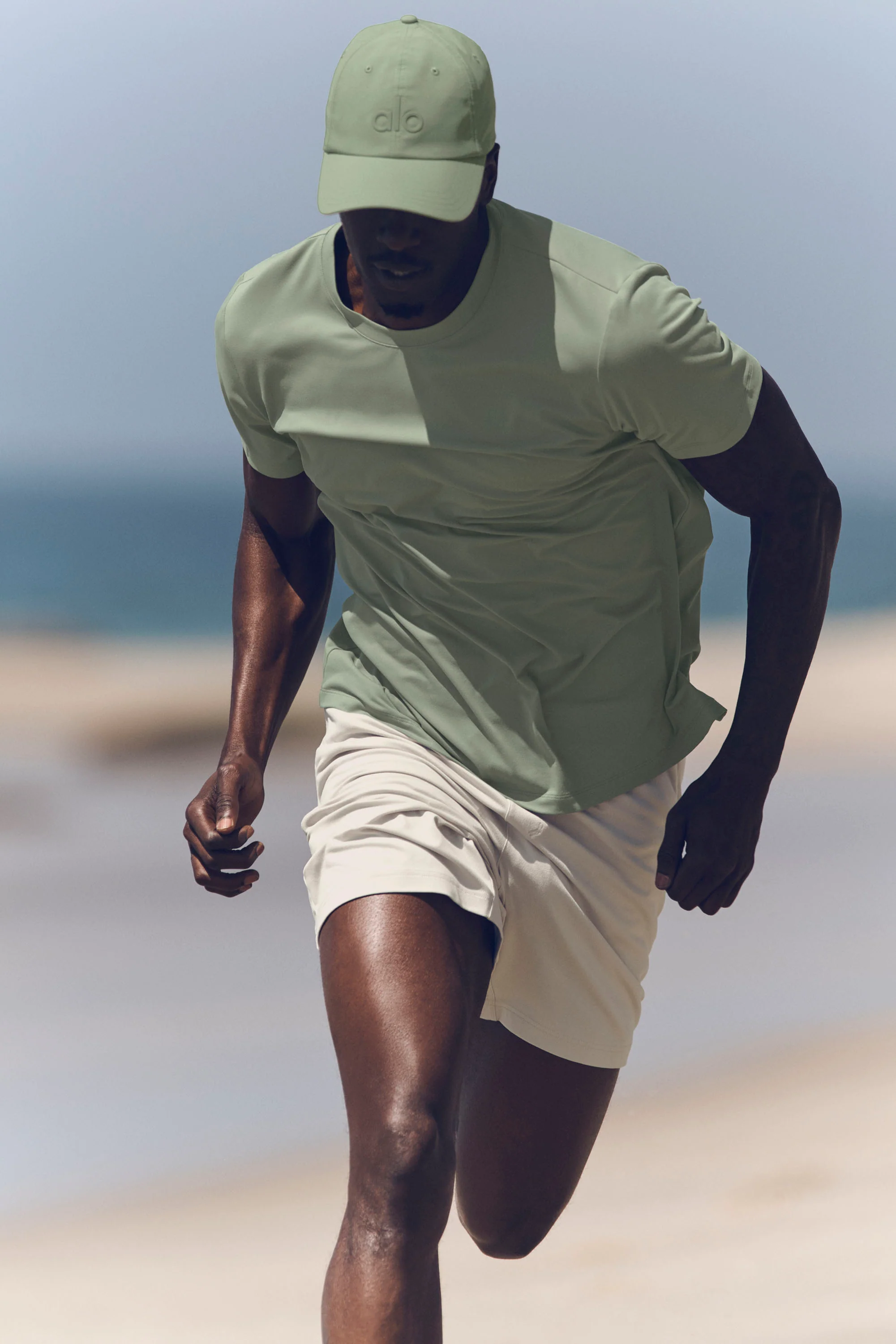 Conquer Reform Crewneck Short Sleeve in Dune Grass