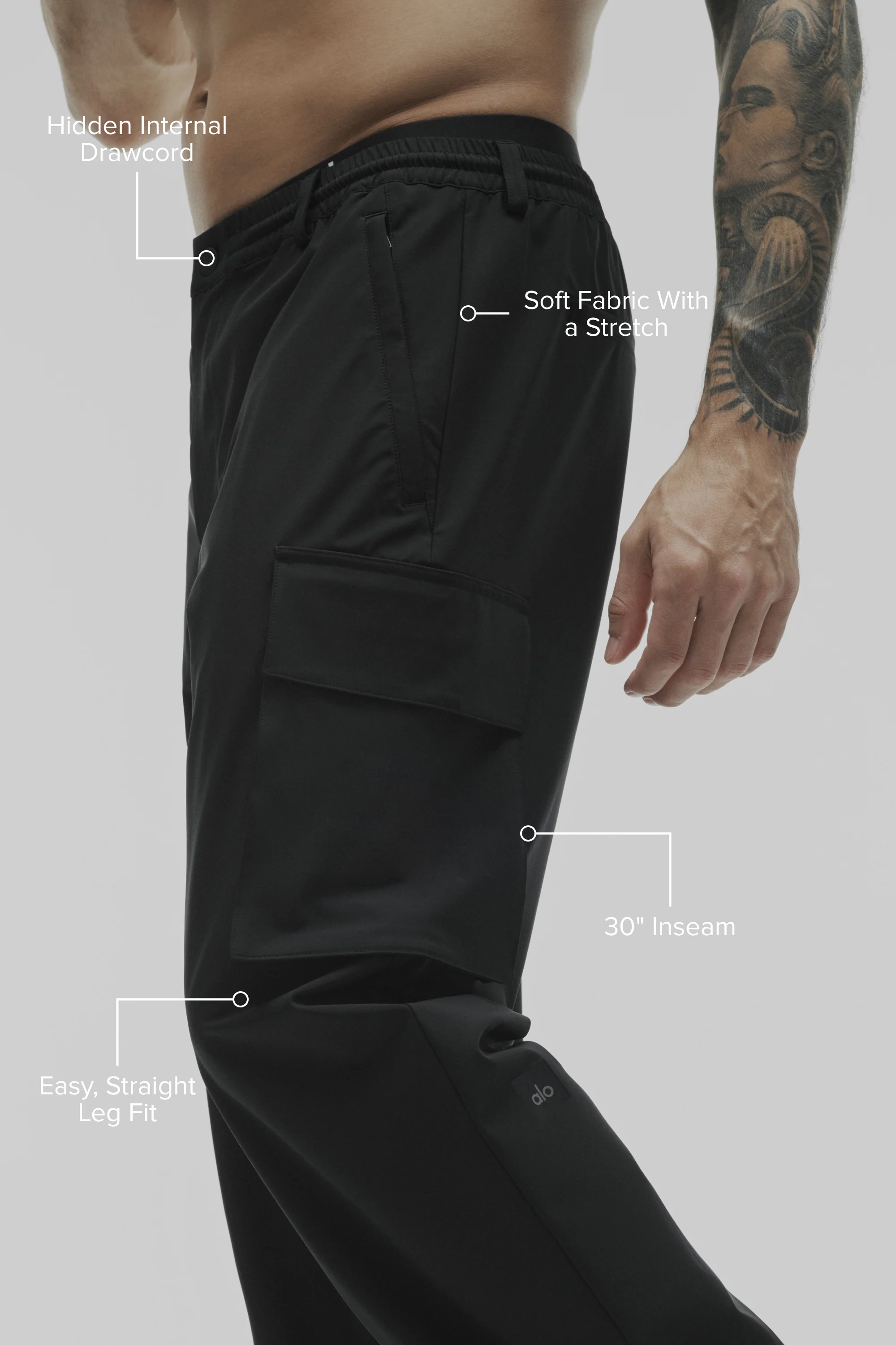 Kinetic Cargo-Hose - Schwarz
