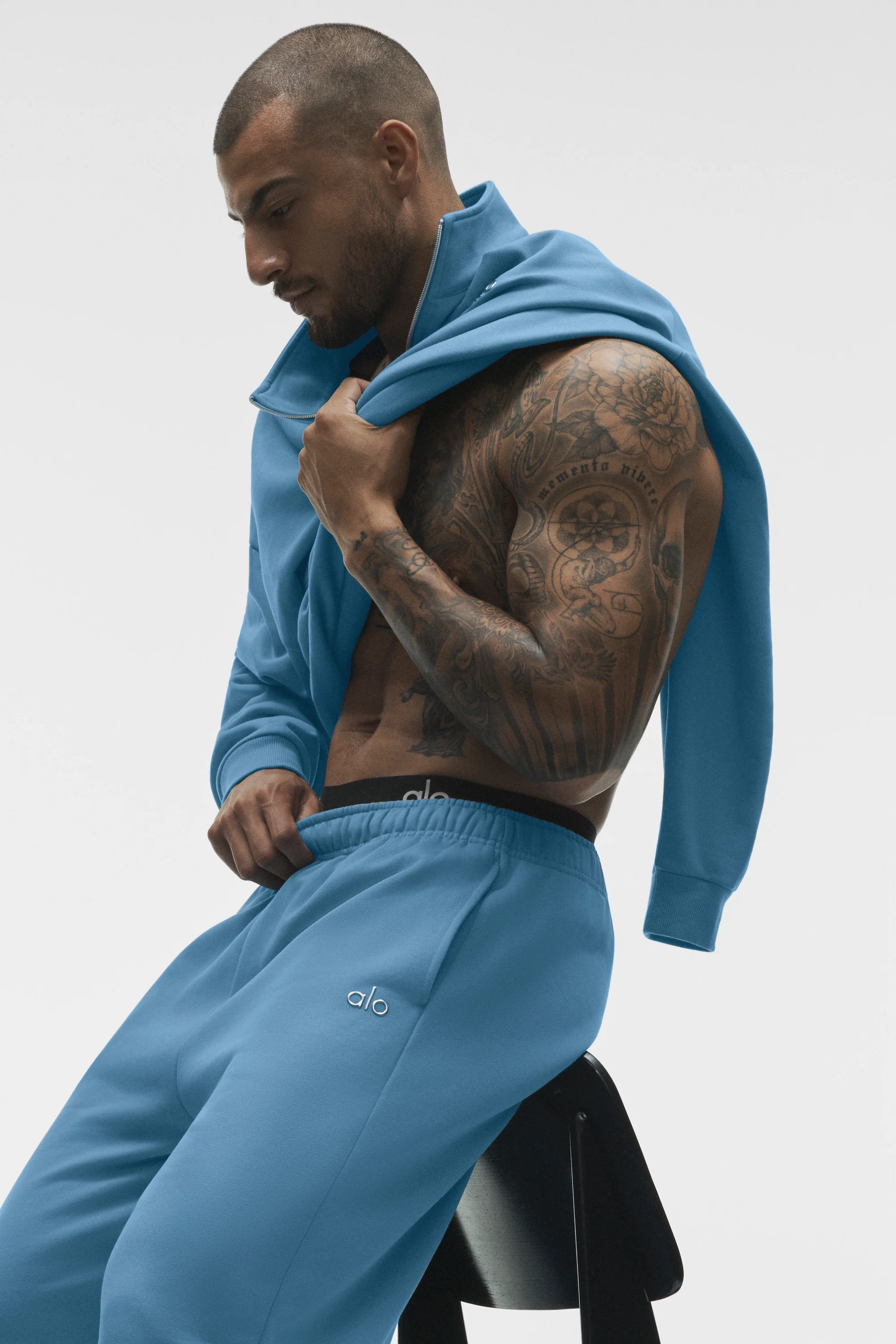 Pantalon de jogging à jambe droite Accolade California Blue pour Homme