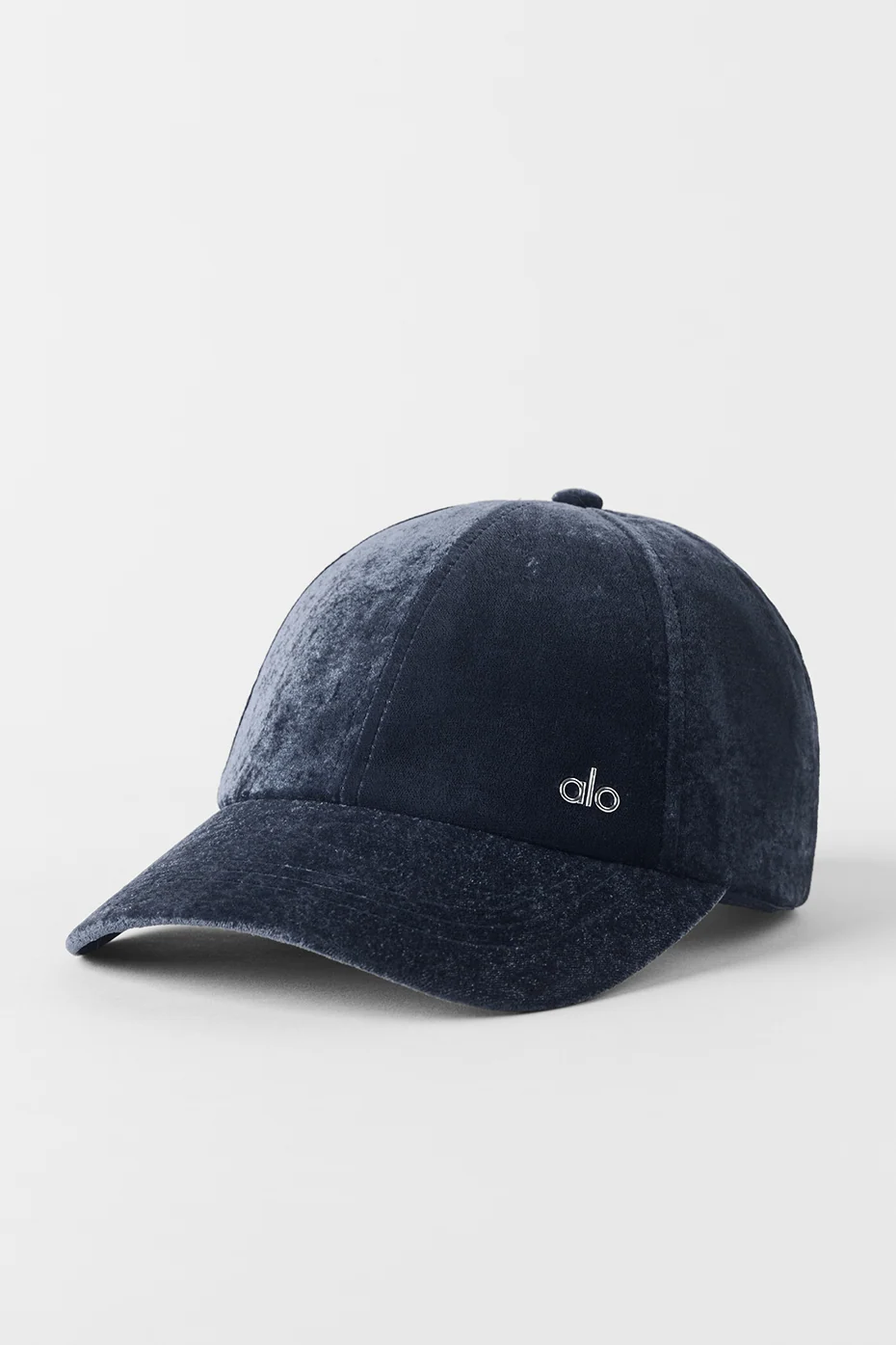 Velvet Off-Duty Cap in Marineblauw
