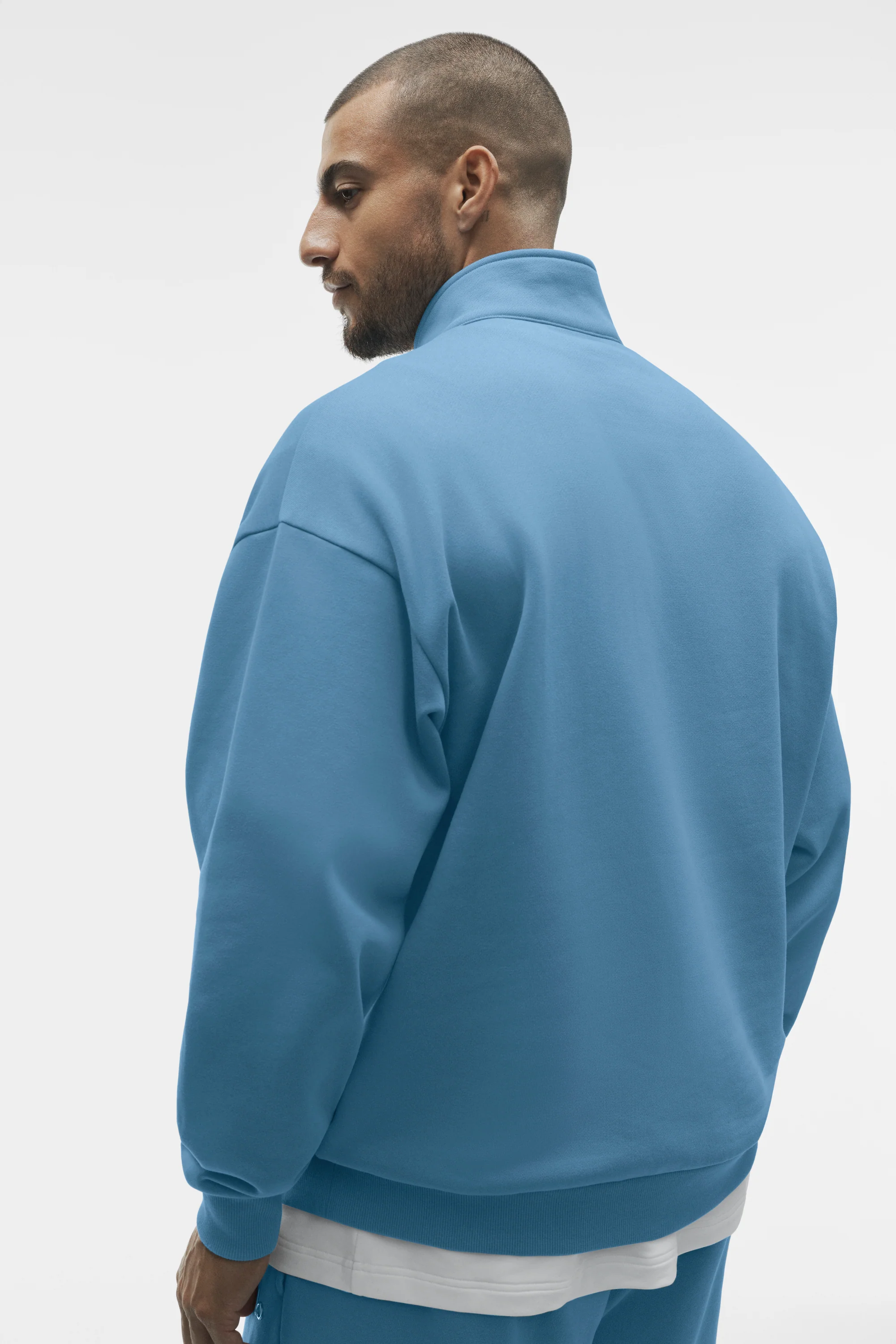 Accolade 1/4 Zip Pullover in California Blue for Men