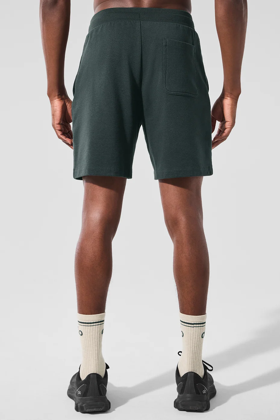 Chill Short in Charcoal Green French Terry
