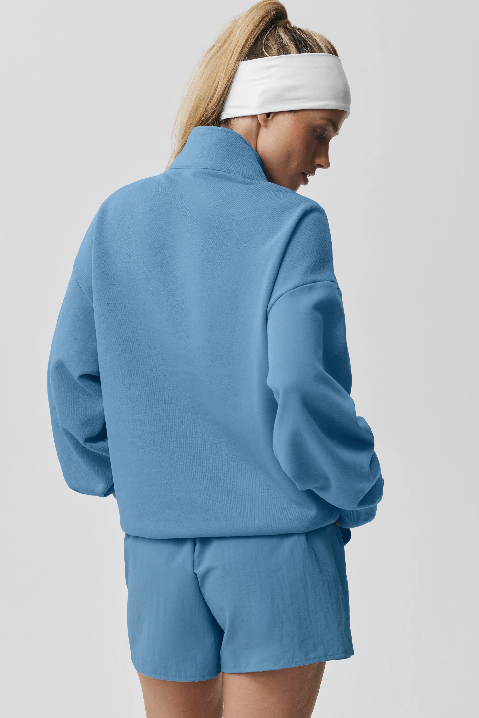 Accolade 1/4 Zip Pullover California Blue Loungewear for Women