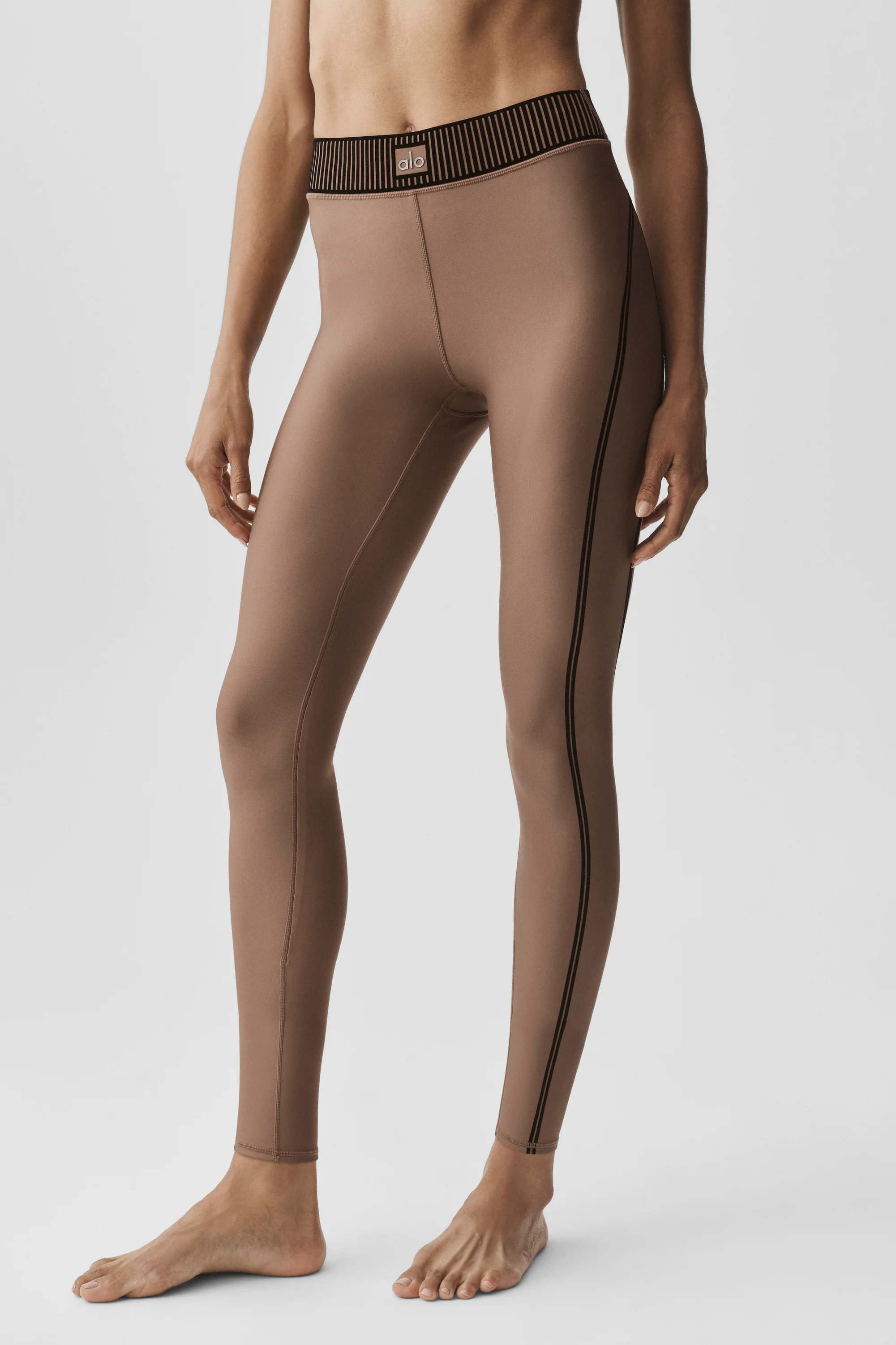 Airlift high-waist 7/8 Line Up legging Java Brown