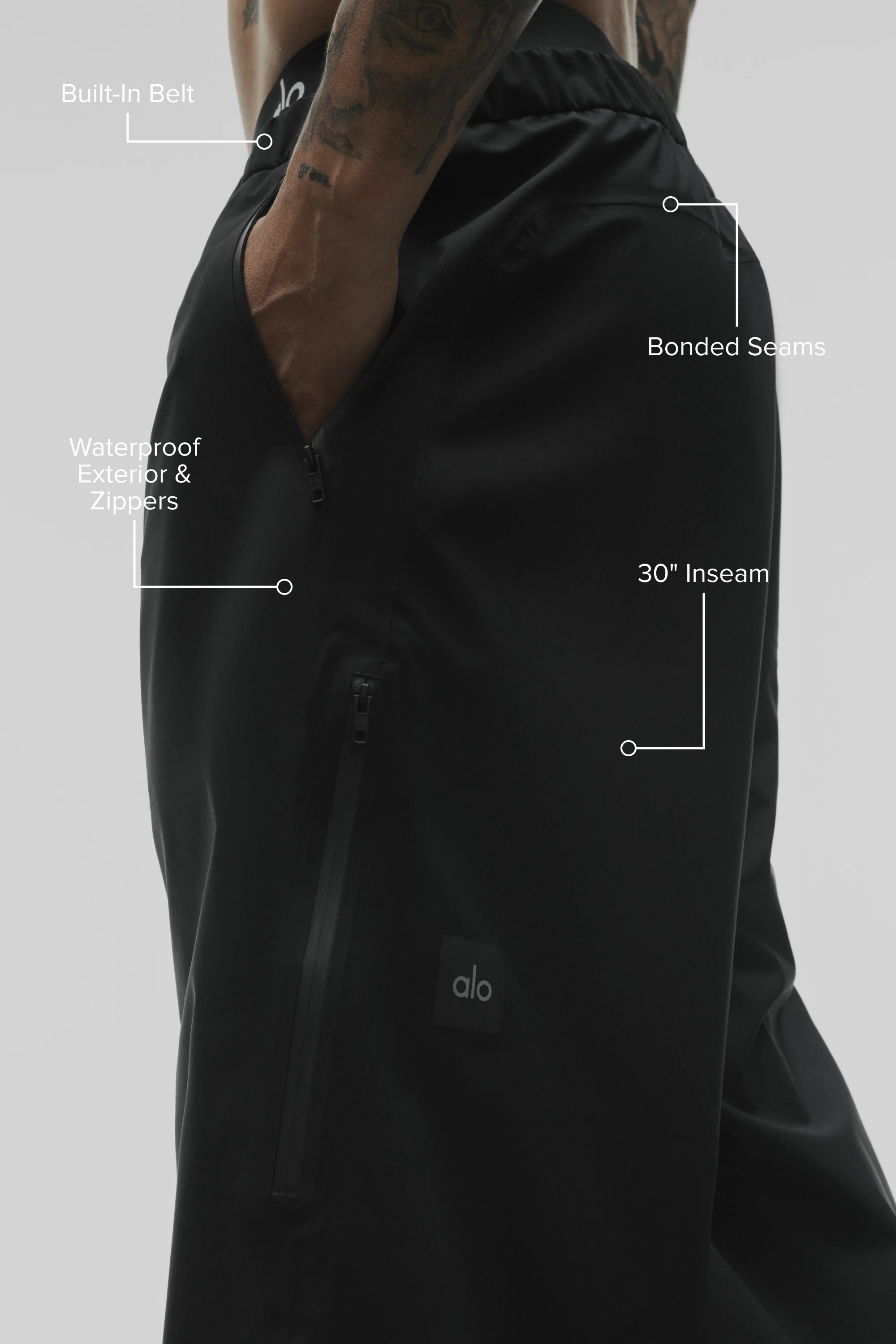 Calça Shell Alpha Max - Preto