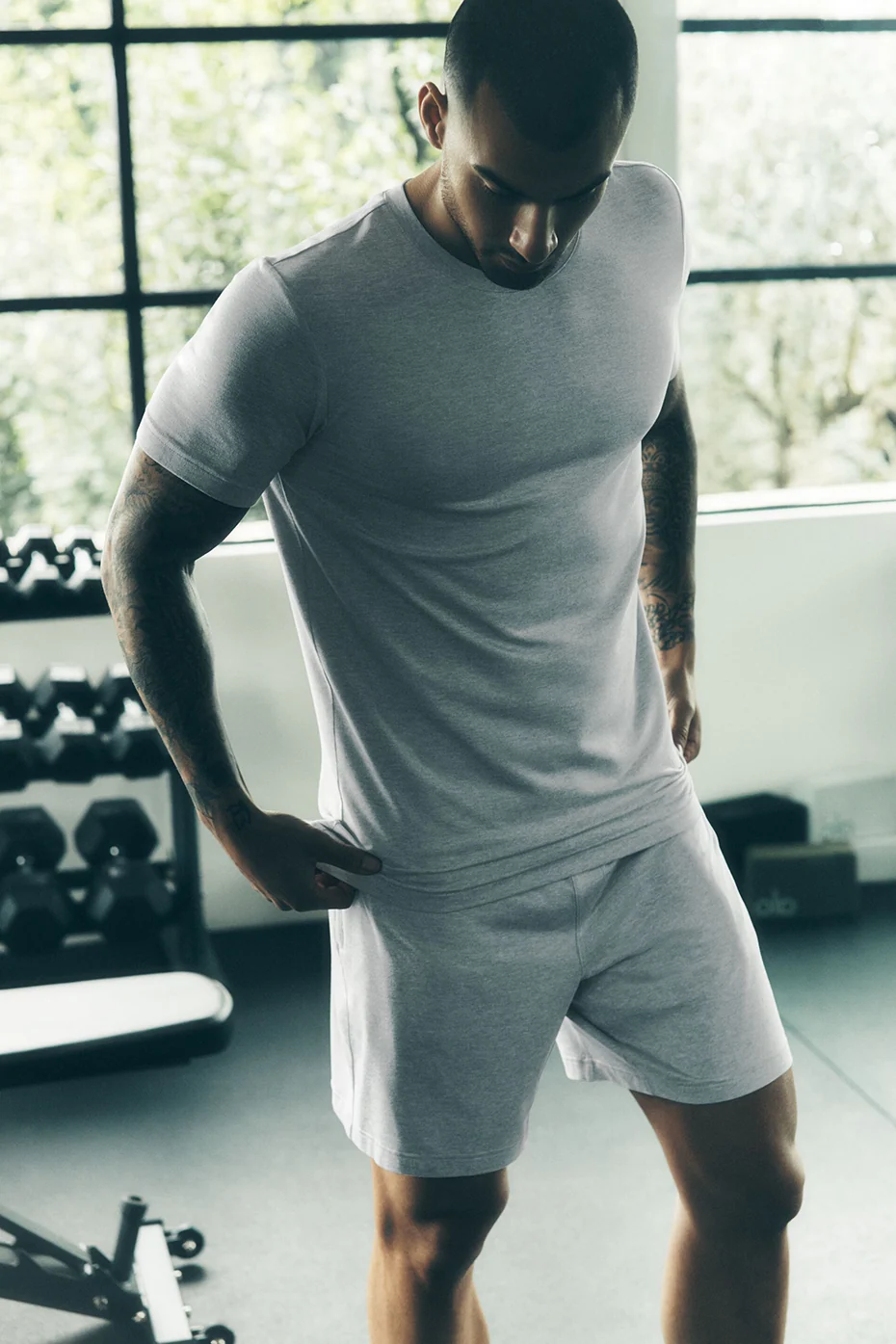 Conquer Reform Crewneck Short Sleeve in Vintage Athletic Heather